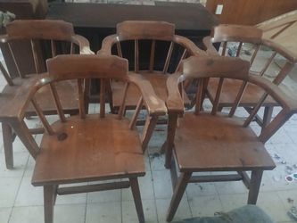 5 table chairs
