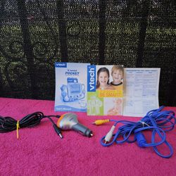VTech VSmile Pocket Handheld Console Replacement AV Cables Car Adapter & Manuals
