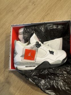 Nike Air Jordan Retro 4 White Cement SZ10 DS 2016