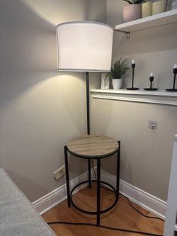 Floor Lamp With Shelf