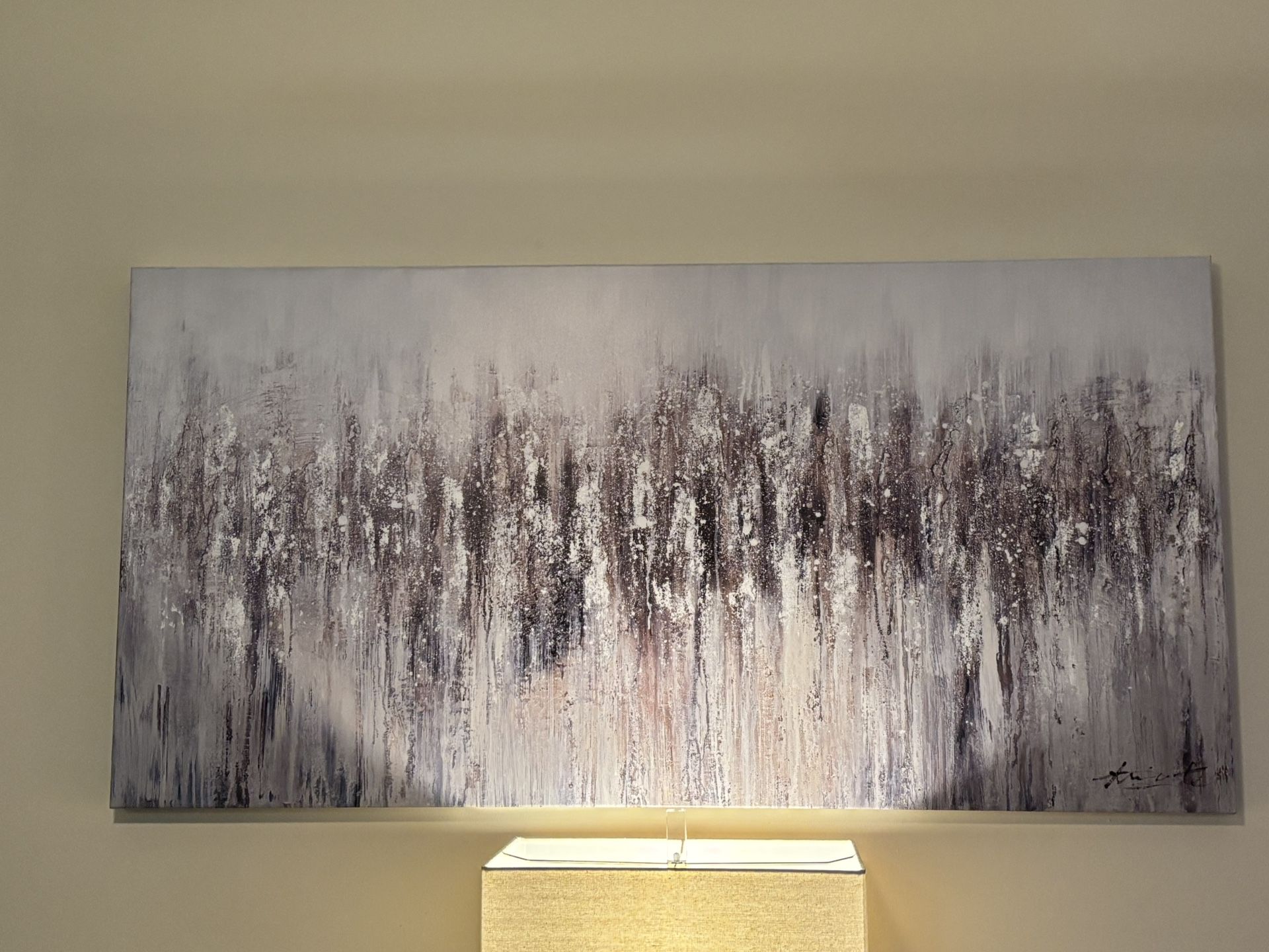 Beautiful large abstract canvas wall art 60β X 30β