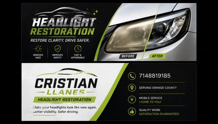 Headlights restoration