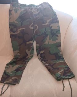 Military Style Camouflage Pants