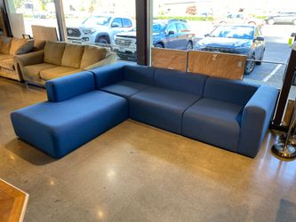 HAY Mags Sofa Corner Combination in Blue