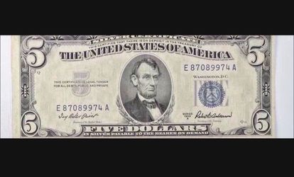 $5 Silver Certificate