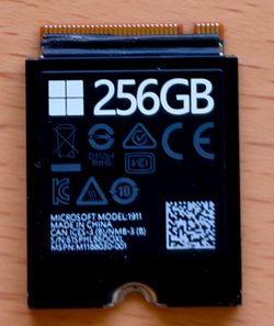 Microsoft 256GB M.2 2230 NVMe SSD Model 1911
