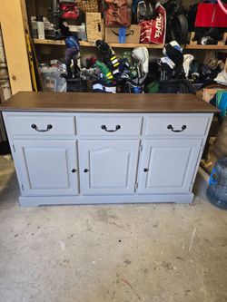 Refinished Buffet greige color
