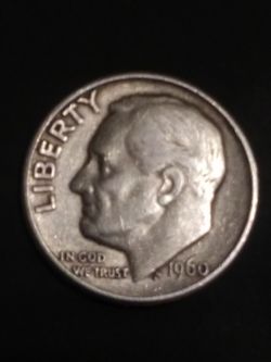 1960 D Roosevelt Silver Dime