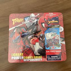 Spider-man Tin Stationary Set