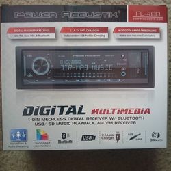 Power Acoustik Bluetooth Car Stereo New In The Box