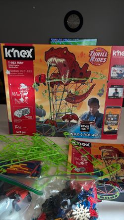 k’nex T-Rex Fury Roller Coaster Building Set