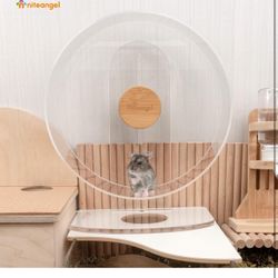 All New  Exercise  Wheel  Dual Bearing Quiet Spinning Acrylic Hamster Running Wheel 