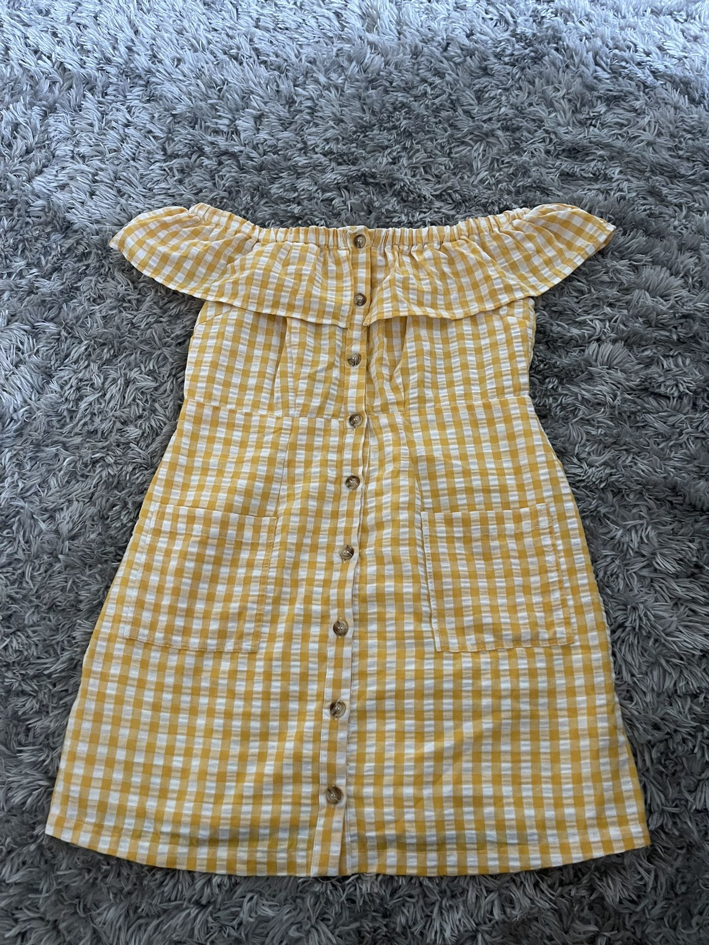 Yellow Casual Dress 