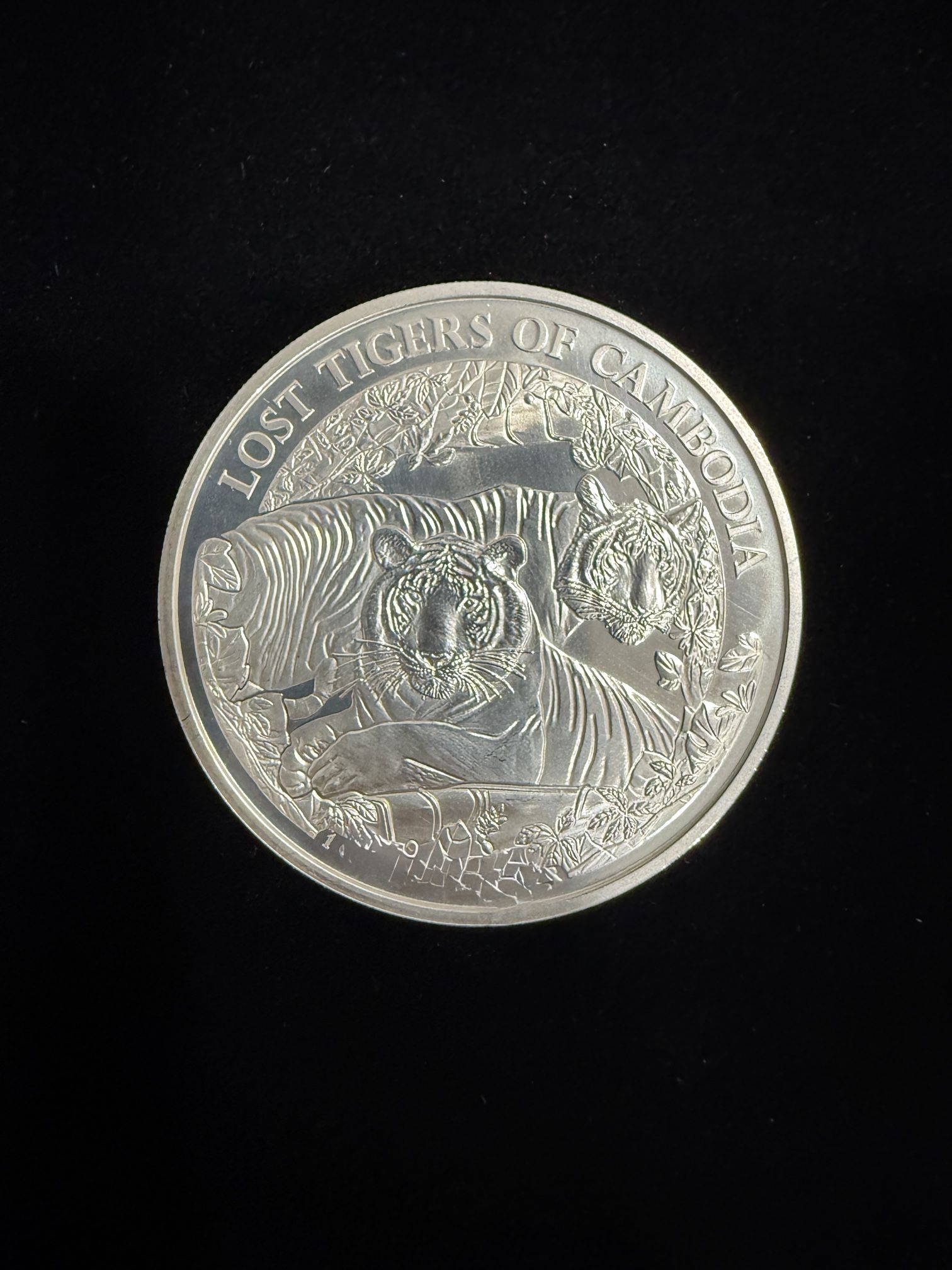 2023 1 oz Cambodia Silver Lost Tigers 10,000 mintage