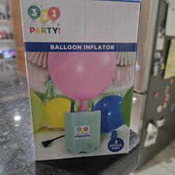 NEW Balloon Inflator Pump – 3 Nozzle Sizes