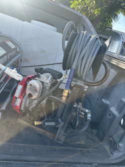 Gas-Powered Pressure Washer with Hose Reel