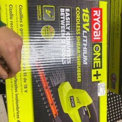 Ryobi One Plus Cordless Shear Shrubber 