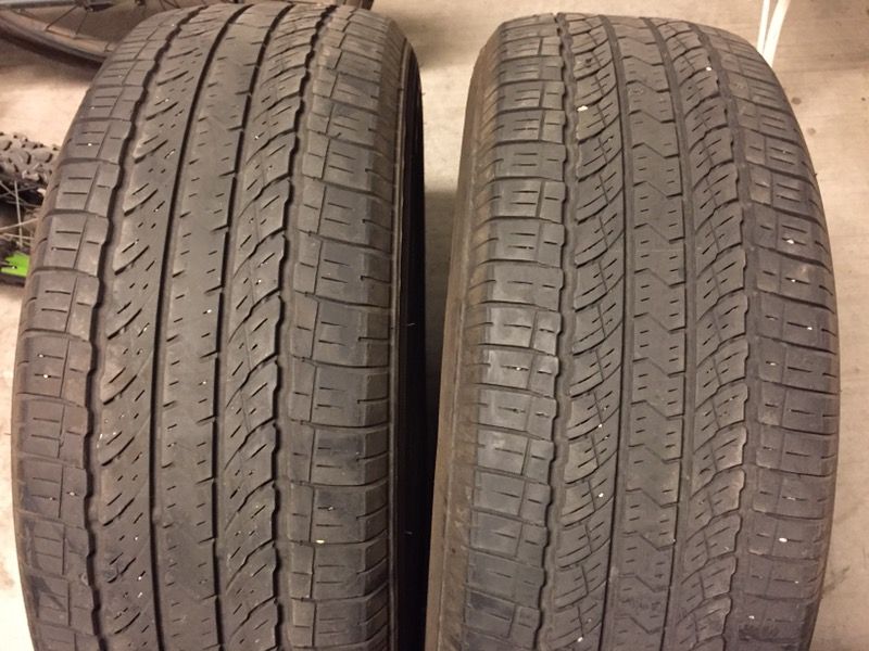 Pair 235/65/18 toyo used tires 235/65r18