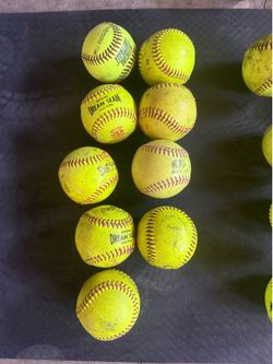 10 u softballs (9 of them)