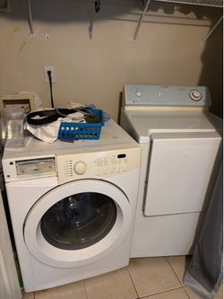 Washer and dryer