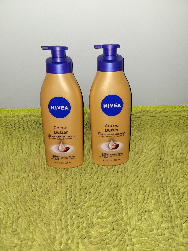 2 Nivea Cocoa Butter 16.9oz