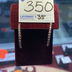 10k Diamond Earrings