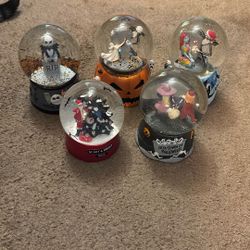 Nightmare Before Christmas Snow Globes 
