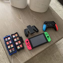 Nintendo Switch Great Condition 16 Games Includ.