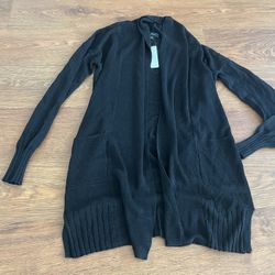 New J.Crew Open cardigan sweater in linen blend