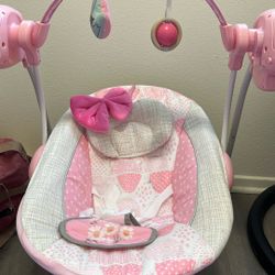 Pink Baby Swing 