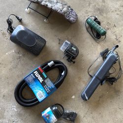 Used Turtle/aquarium Accessories 