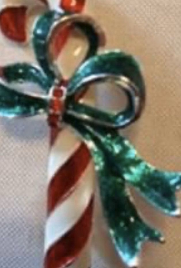 Christmas Candy Cane Pin