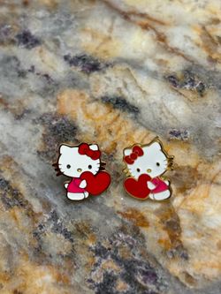 Hello kitty earrings