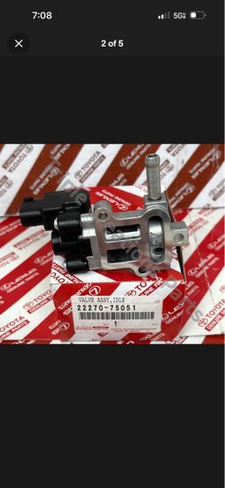 (contact info removed) Genuine Toyota Valve Assy Idle Speed Control For Throttle Body OEM