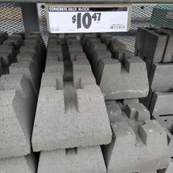Concrete Deck Blocks