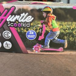 Hurtle ScootKid 3 Wheel Toddler Mini Ride On Toy Tricycle Scooter