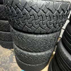 33 X 12.50 R22 Terra Hunter Set of 4 Used