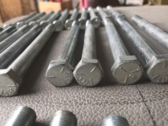 3/4 x 6 hex bolts