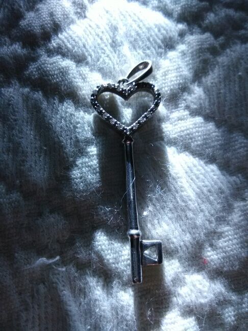 Key to my heart necklace charm.