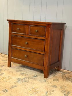 Solid Wood Nightstand / End Table – Cherry Finish