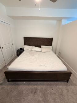 Bed and mattress