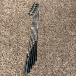 Tour Z Model Irons 5-9 with a Wilson PW
