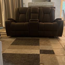 Big lots leather online loveseat