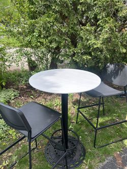 High Top Table And Chairs