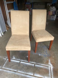 Set of 2 Upholstered Dining Chairs