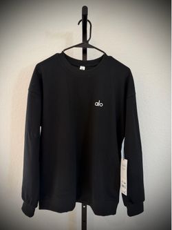 Alo Yoga Black Crewneck