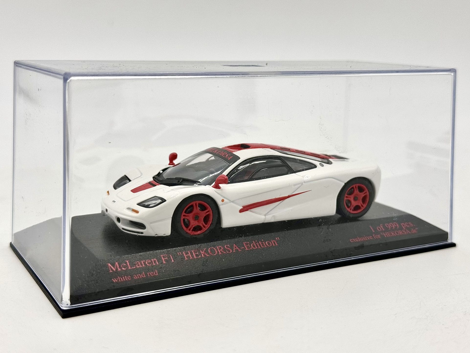 Minichamps 1:43 Scale Diecast Model Car McLaren F1 HEKORSA Edition