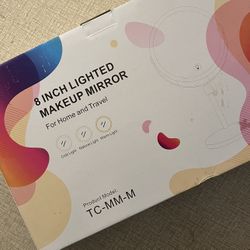 Light Up Makeup Mirror (8 Inch)