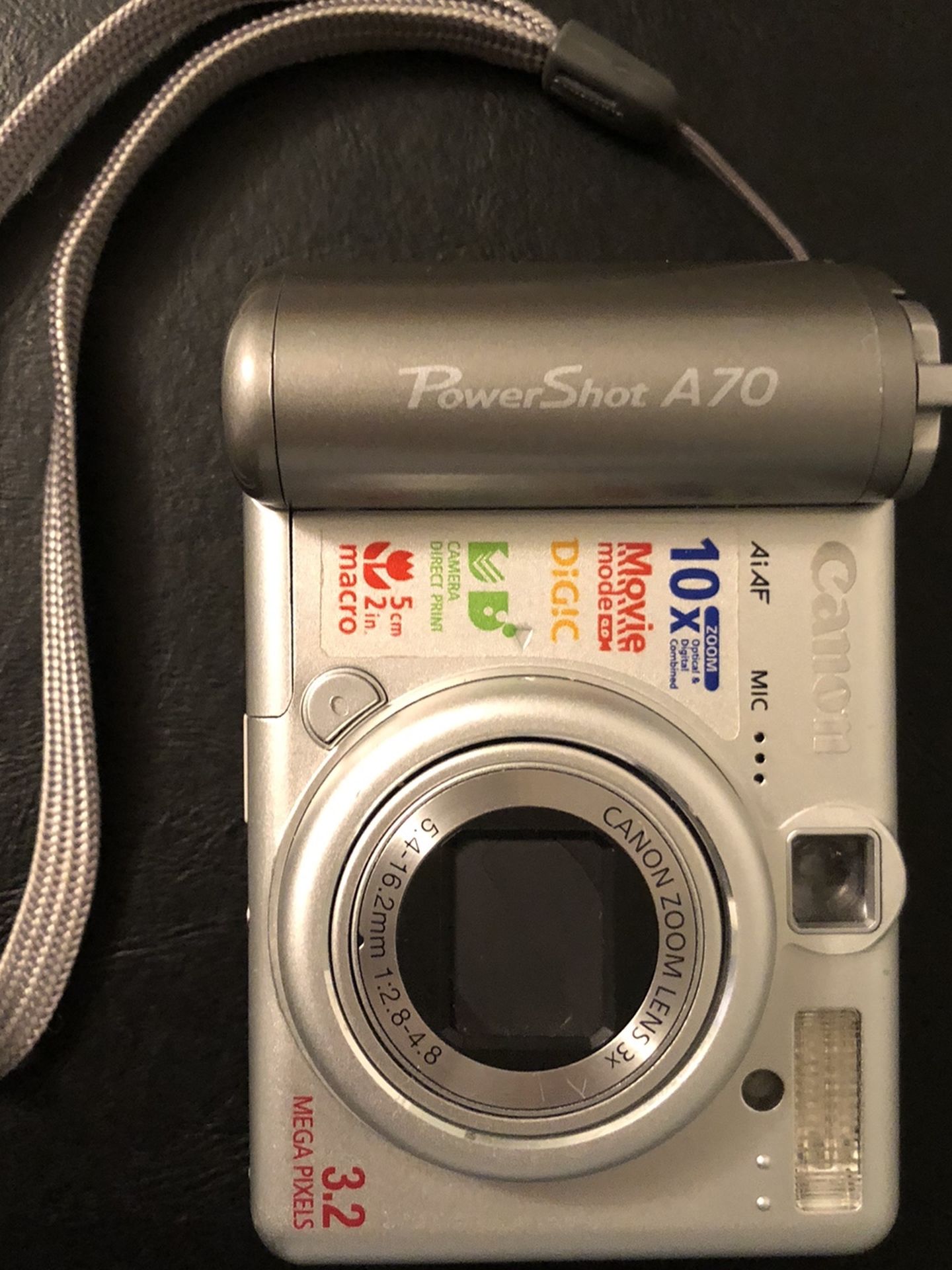 Silver Canon Powershot A70 3.0 MP Digital Camera