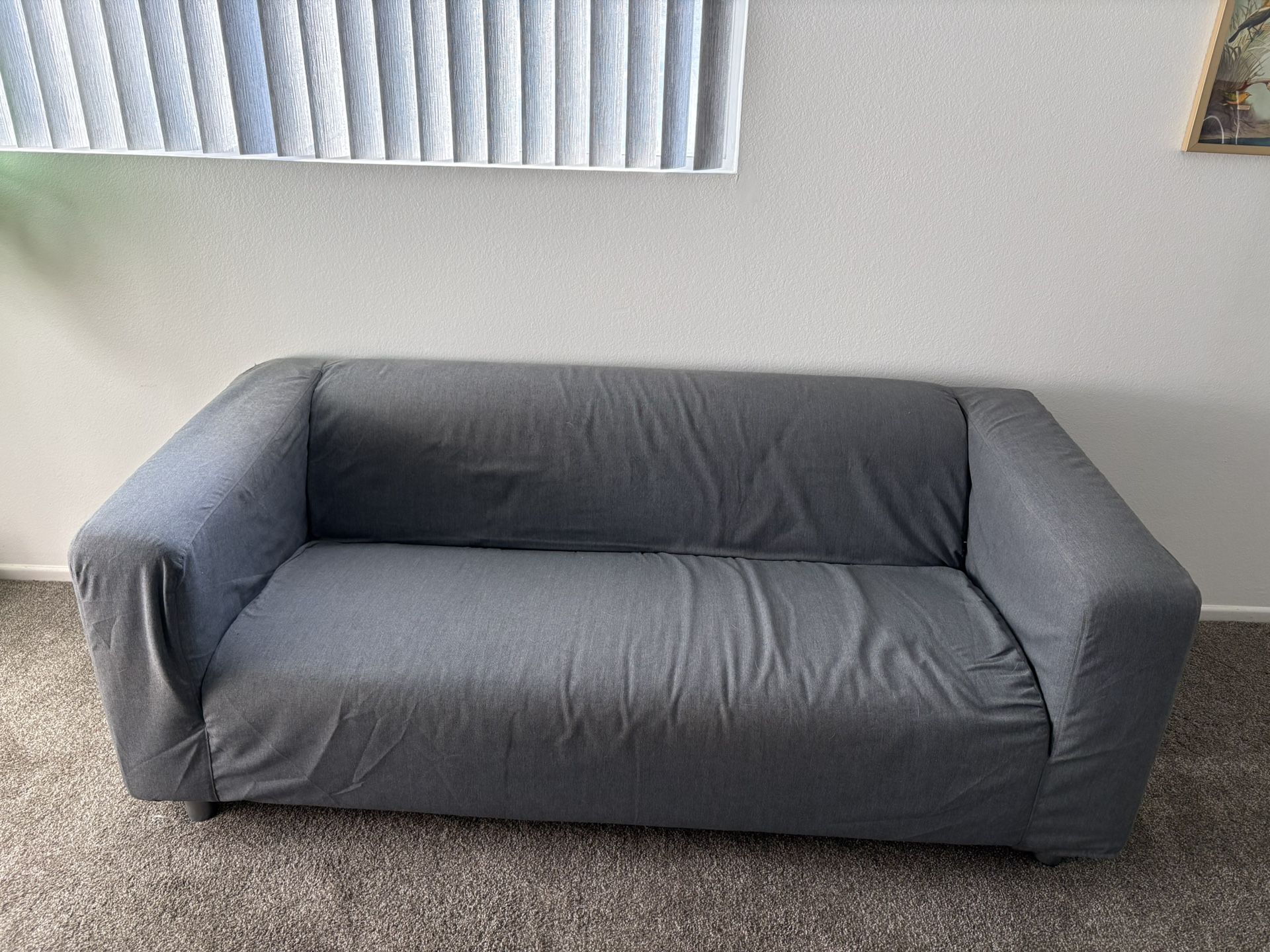 Small IKEA Couch With Cover